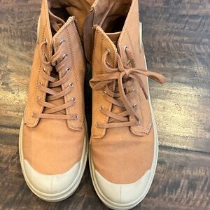 Palladium Tan High-Top Women’s Sneakers